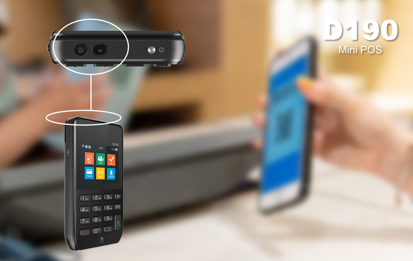 PAX PAYサービス MPOS D190 PinPad ピンパッド